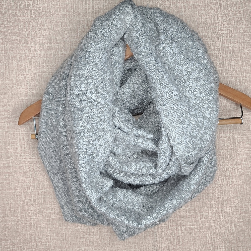 Infinity Scarf Grey 36" long